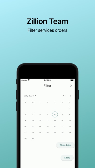 Screenshot 3 of Zillion Team App