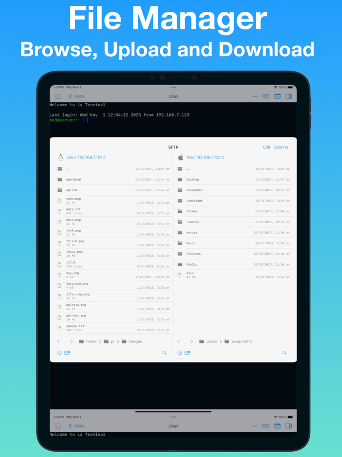 La Terminal - SSH Client