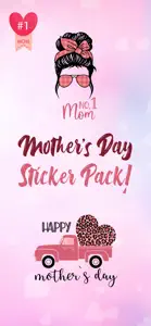 Mother's Day Sticker Pack! screenshot #1 for iPhone