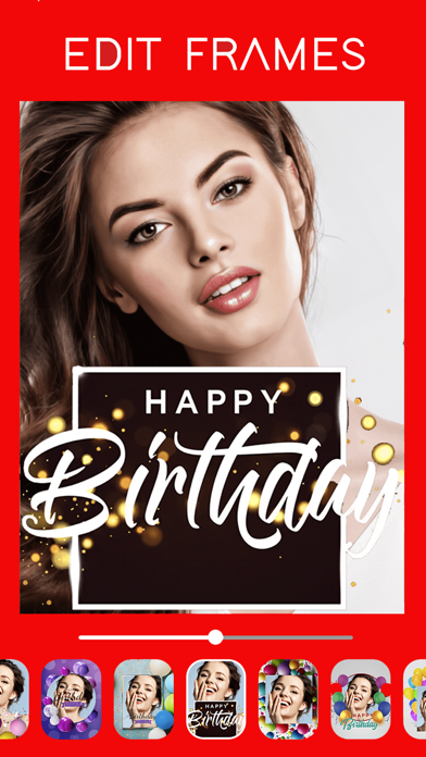 Birthday Frames & Greetings Screenshot