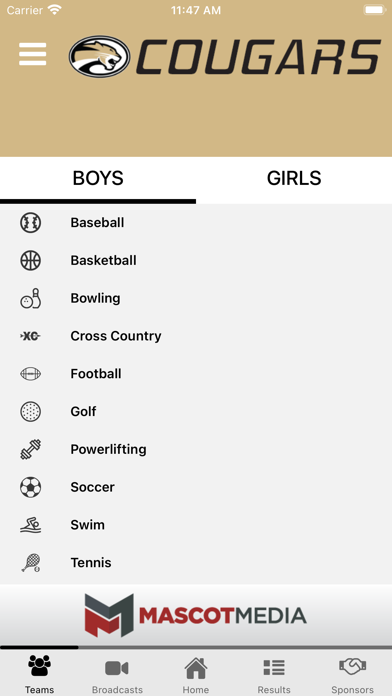 Northwest Rankin Athletics Screenshot
