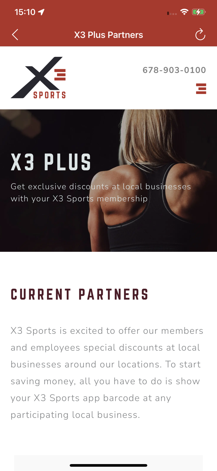 X3 Sports Member App