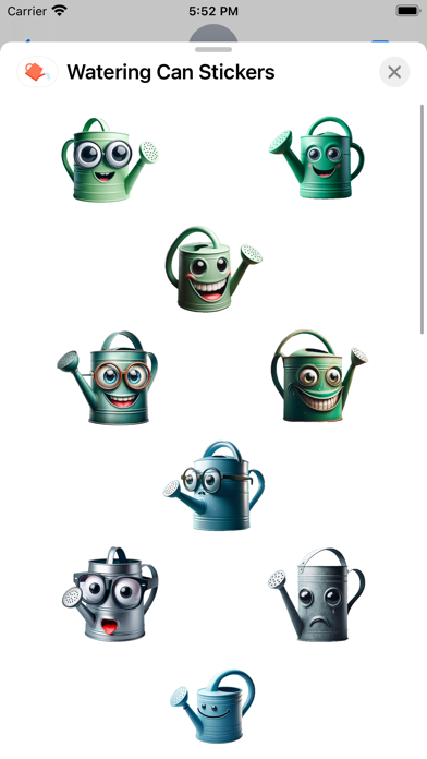 Screenshot #1 pour Watering Can Stickers