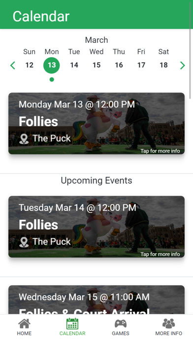 The Best Ever St.Pat's App Screenshot