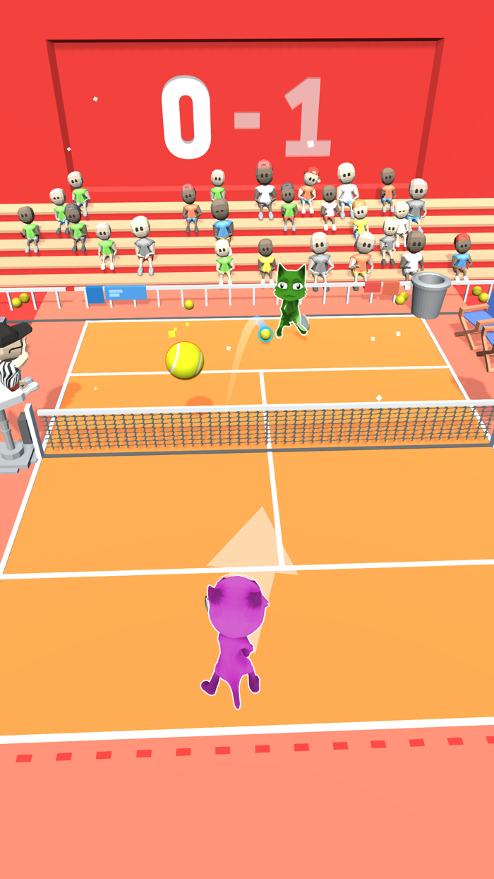 Cat Tennis Champion Game