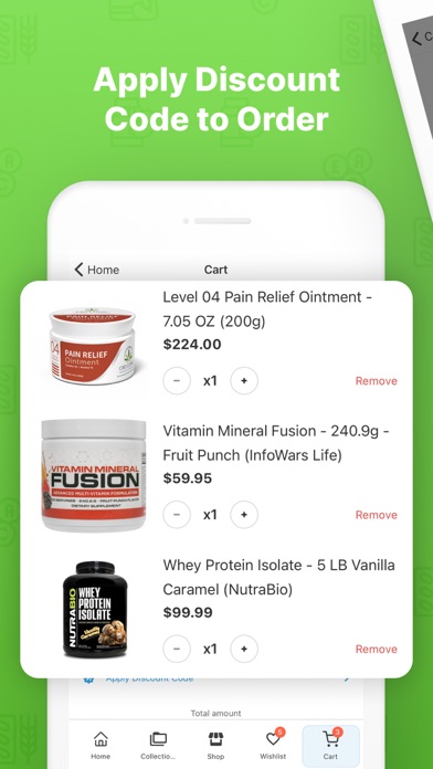 Disc Nutrition Store Screenshot