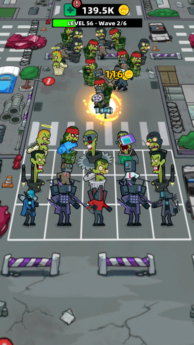 Merge Robot: Zombie Fighterのおすすめ画像1