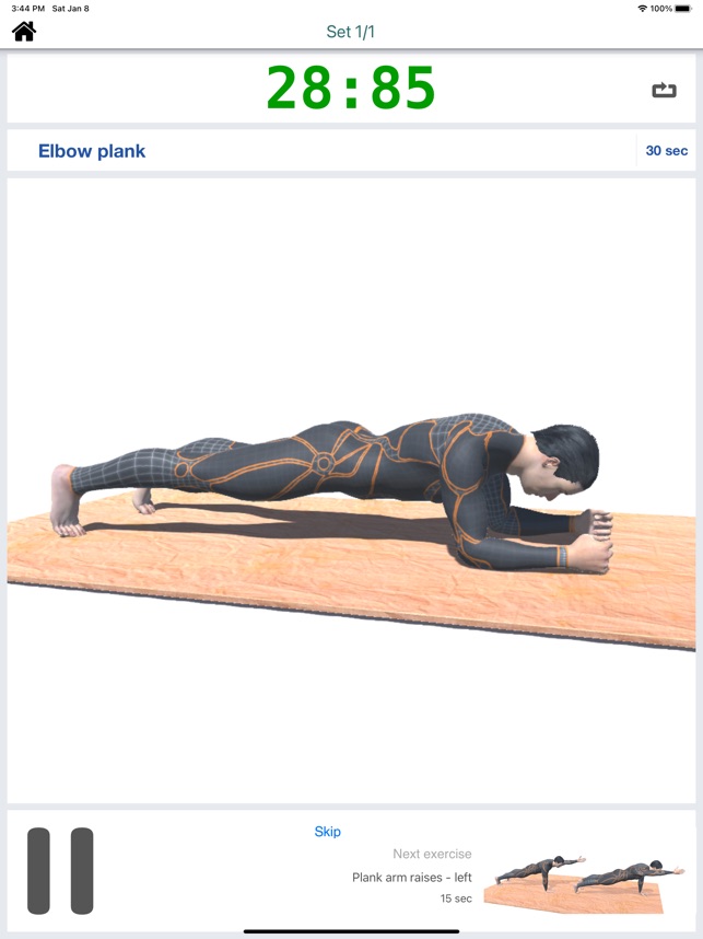 15 sec plank on sale