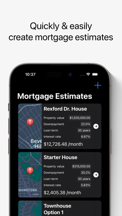 Estimate my Mortgage Screenshot