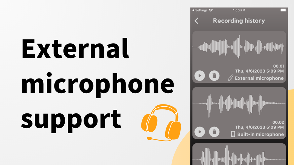 #4. Mic Test - Instant Audio Check (iOS) 由: Yoshinobu Ikeda