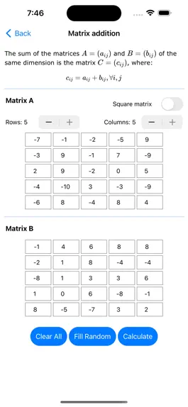 Game screenshot Linear Algebra Pro apk