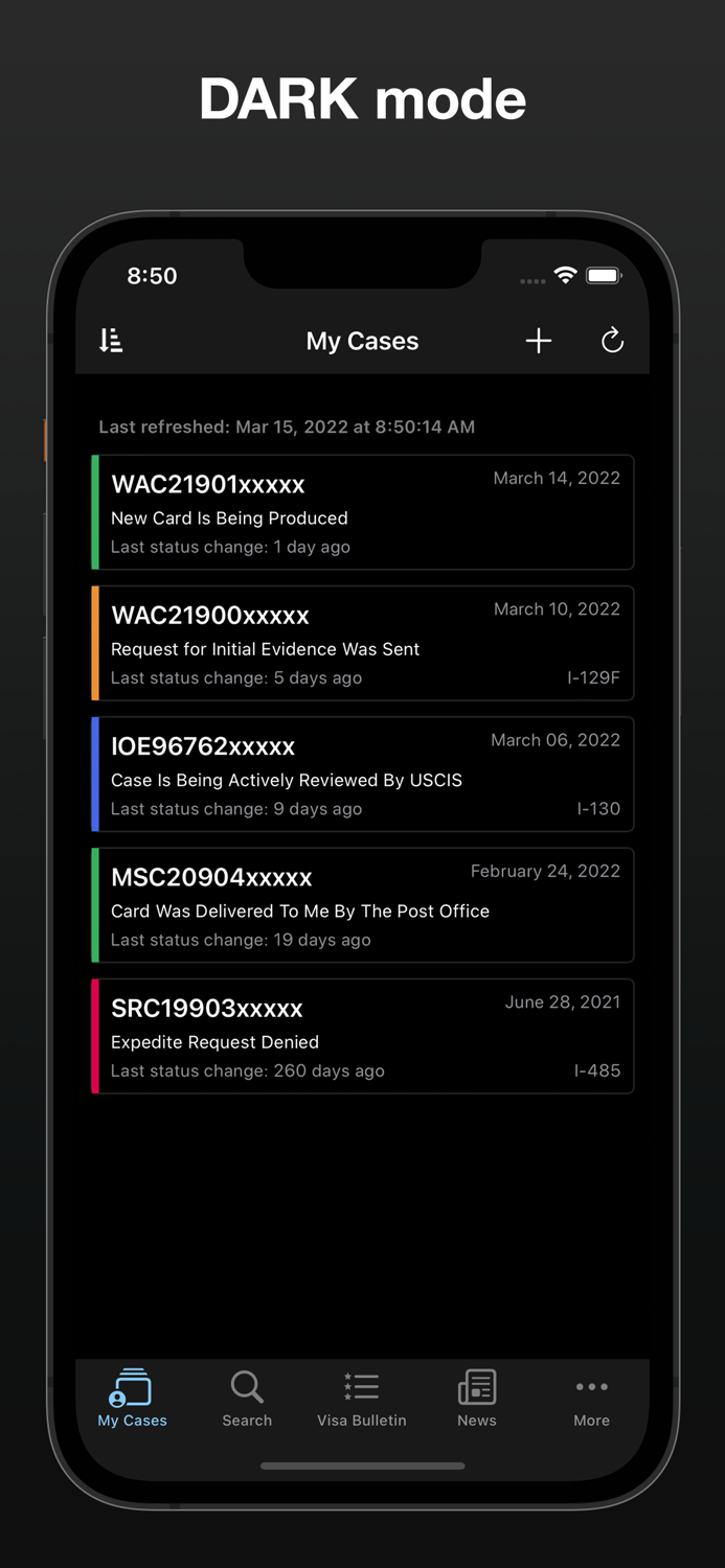 Case Tracker for USCIS and NVC