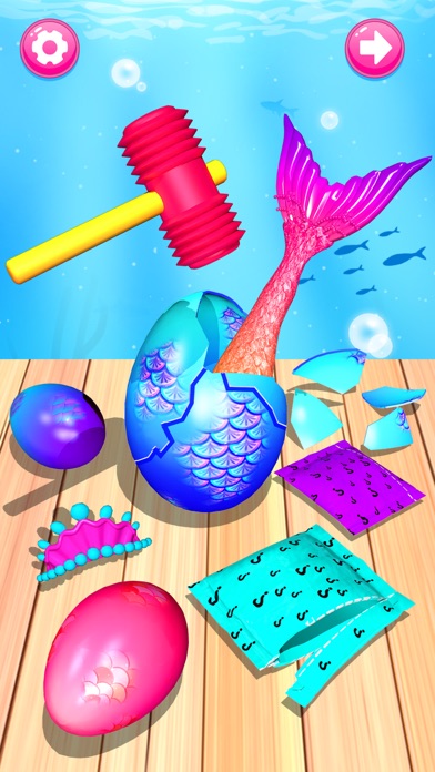 Color Reveal Mermaid Games Screenshot