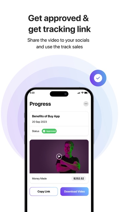 Influencer Screenshot