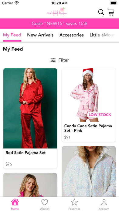 Pink Peach Boutique Screenshot