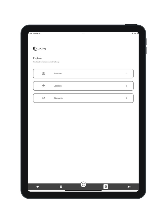 LoopQ iPad screenshot 1 - Shopping app