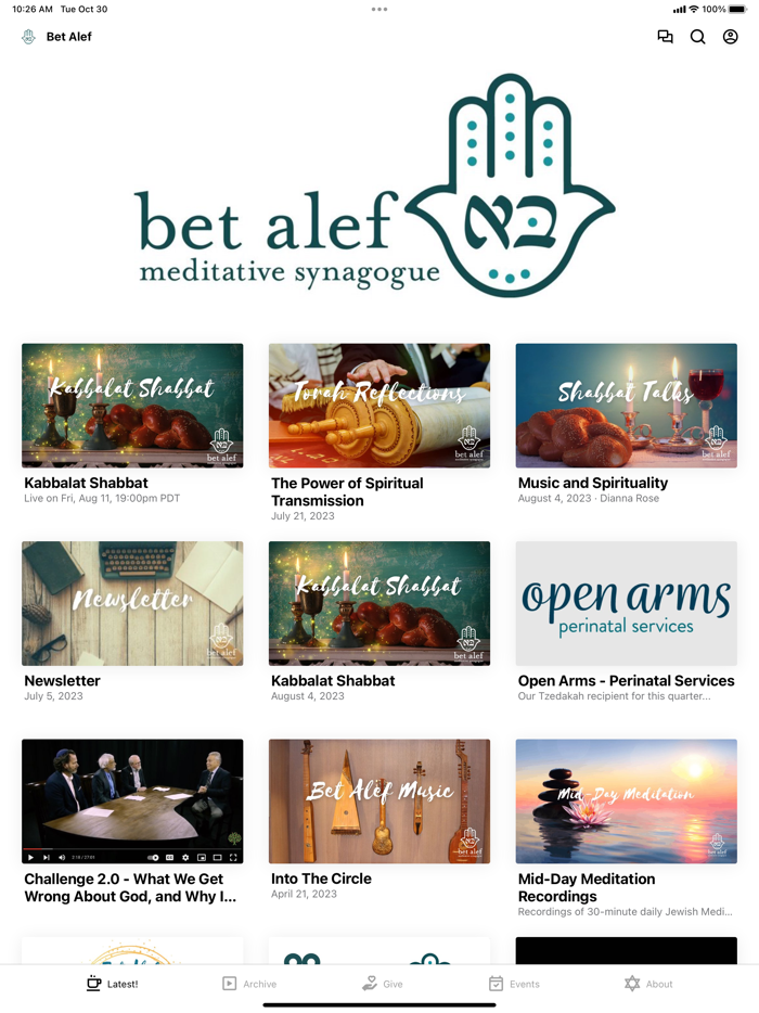 Bet Alef Meditative Synagogue