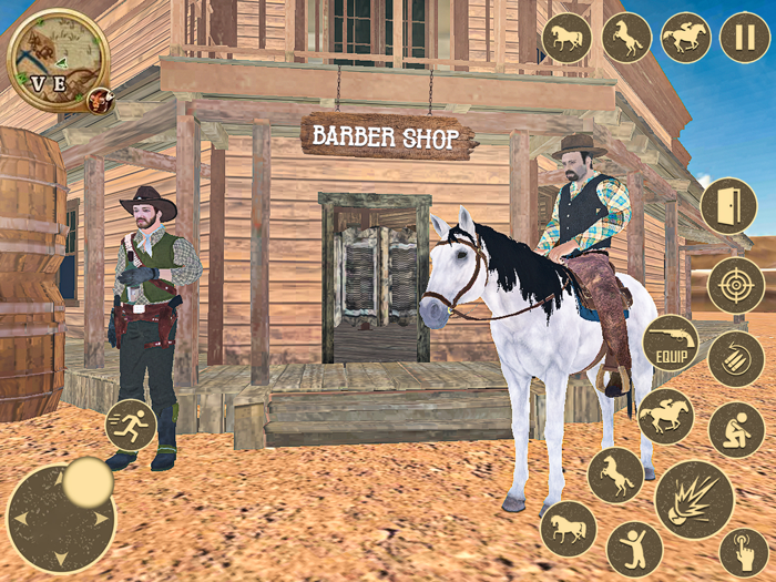 Wild West Cowboy Horse Riding