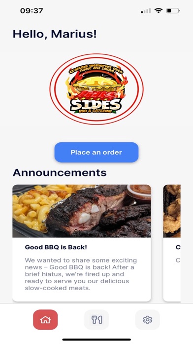 SIDES BBQ & Catering Screenshot