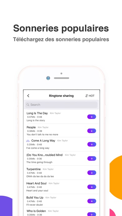 Screenshot #2 pour Ringtones Maker - the ring app