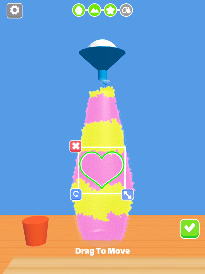 DIY Colorful Bottle Sand Art