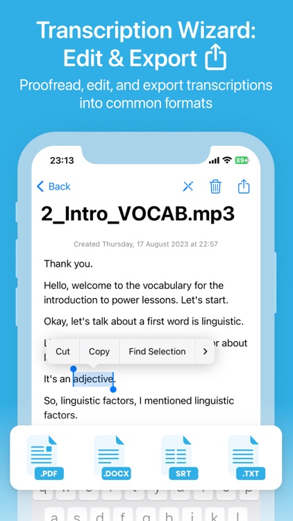 MakeCC: Transcribe Voice Memos