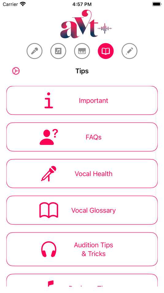 #9. Audition Vocal Toolbox (iOS) 由: K.M MCNAUGHTON & D MUSIL