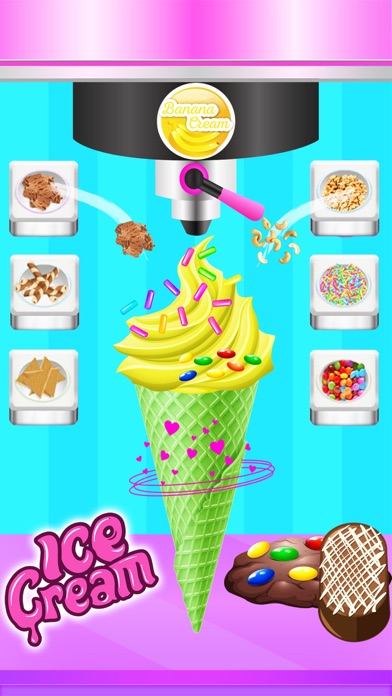 Sweet Ice Cream Making Game Screenshot