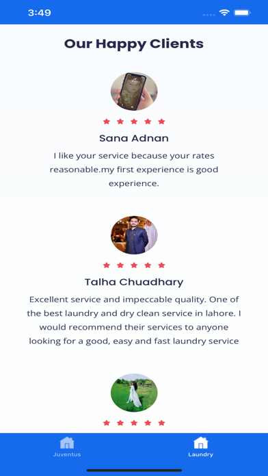 Juventus Laundry Service Screenshot