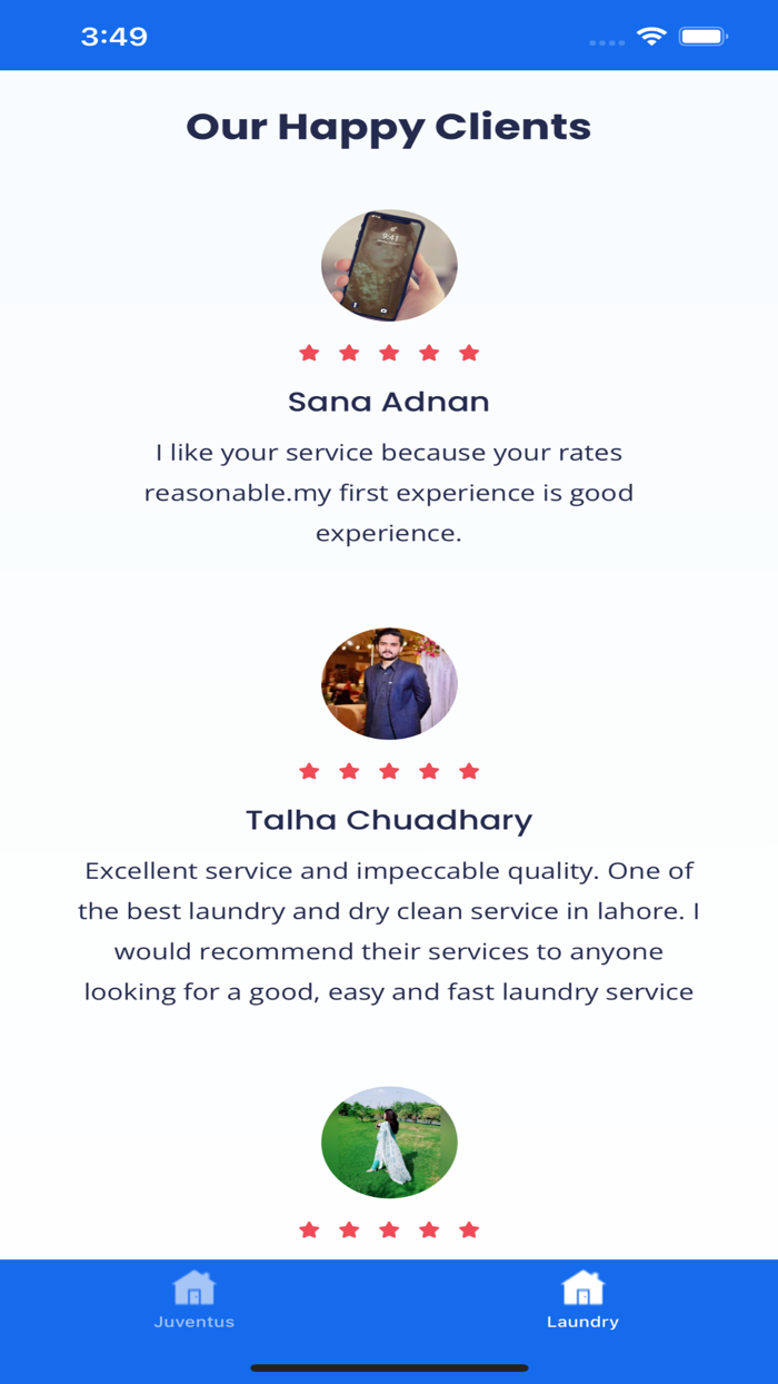 Juventus Laundry Service