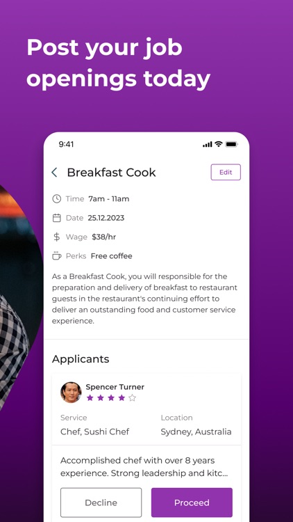 Hospitality Jobs App: Baristar screenshot-6