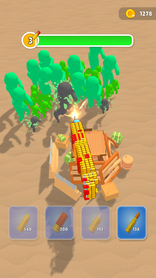 #3. Minigun Attack (iOS) Podle: Sergey Brashchenko