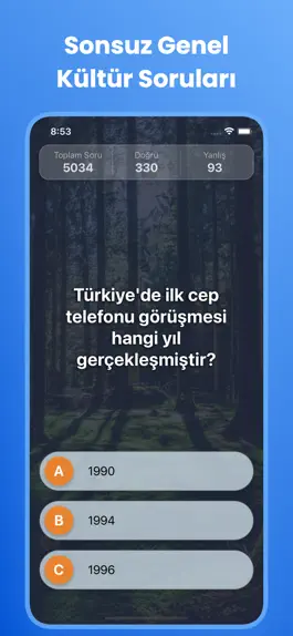 Game screenshot Genel Kültür Bilgisi Egzersizi apk