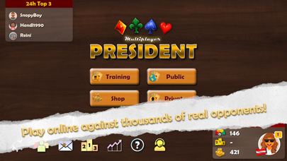 President Card Game Online Screenshot