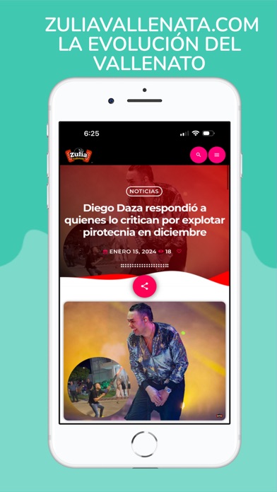 Zulia Vallenata iPhone screenshot 5 - Entertainment app