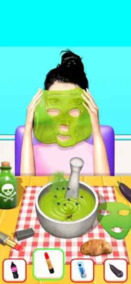 Game screenshot игра с маской лица и макияжем apk