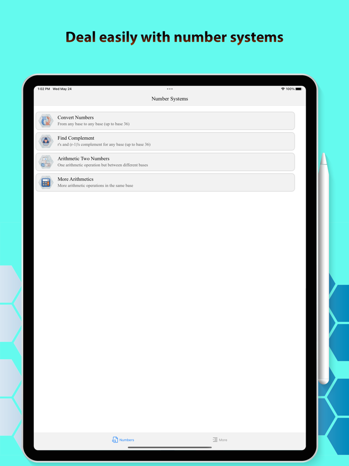 Calculator of Number Systems