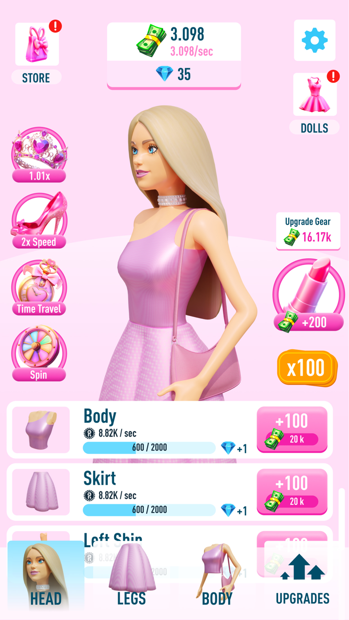 Idle Doll maker — girl games