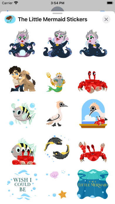 The Little Mermaid Stickers screenshot 3