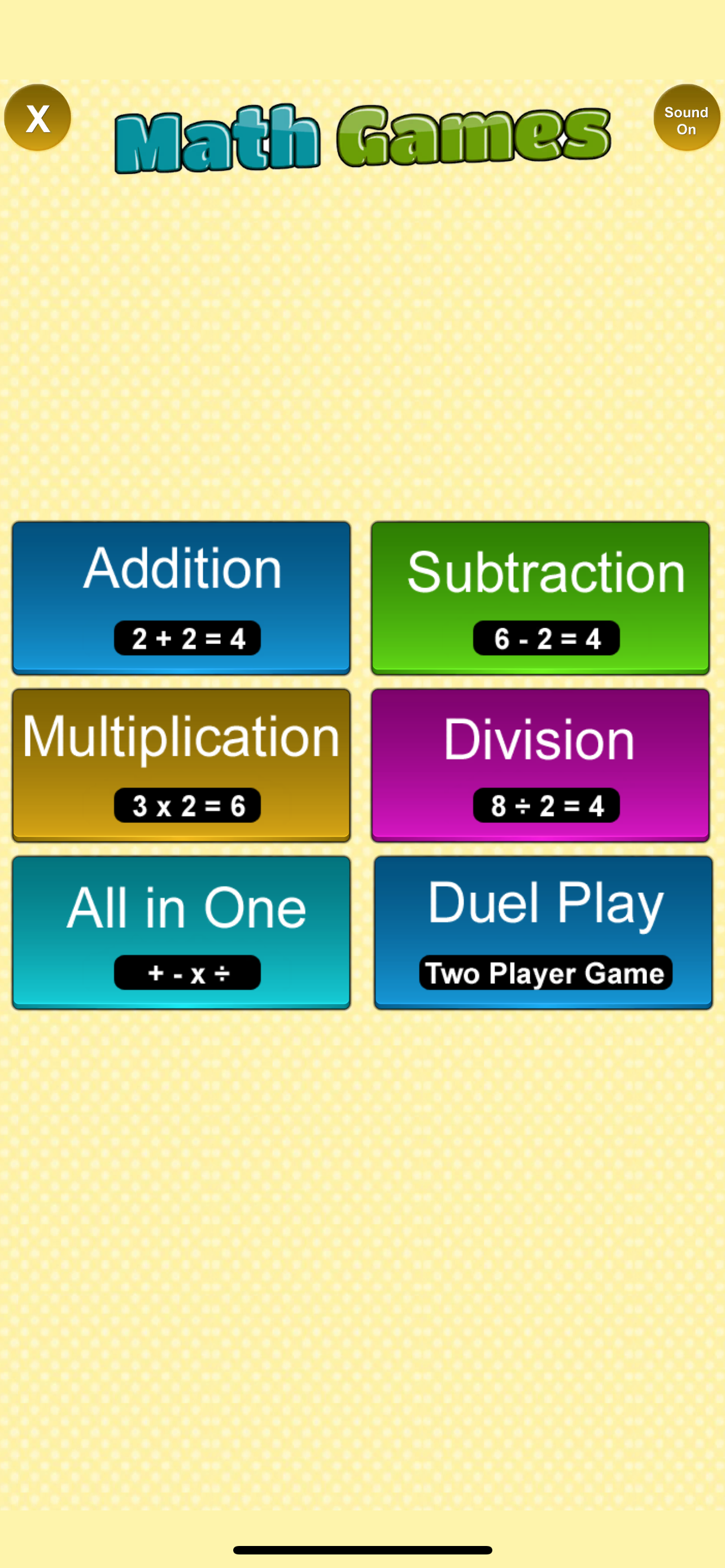 Math Games All in One