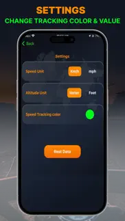 gps speedometer app - odometer iphone screenshot 2