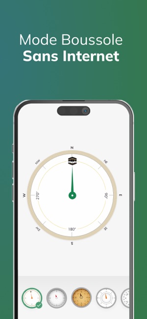 Qibla Finder 100%, Boussole dans l'App Store