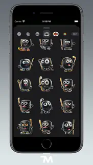 hockey faces stickers iphone screenshot 3