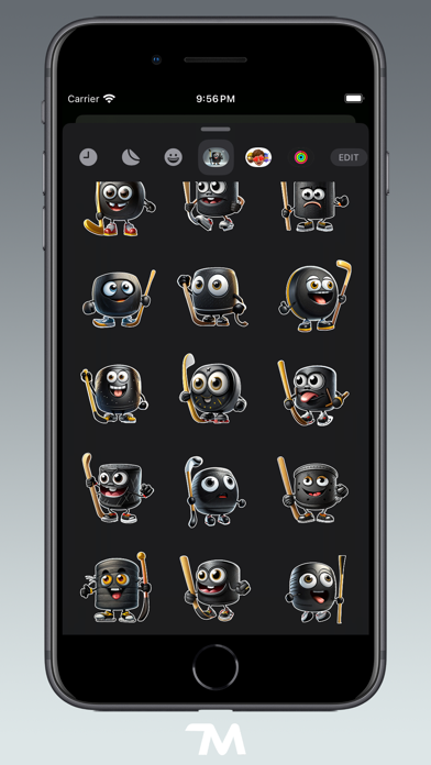 Screenshot #3 pour Hockey Faces Stickers