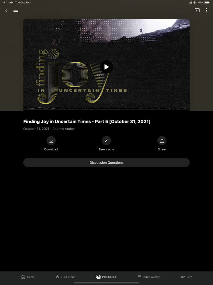 Chestnut Ridge Church