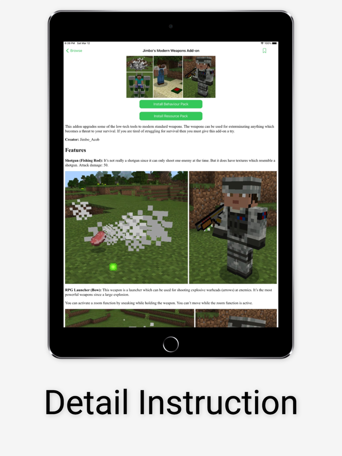 Mods for Minecraft PE