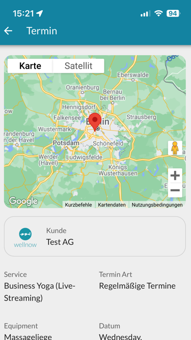 Wellnow Partner Screenshot