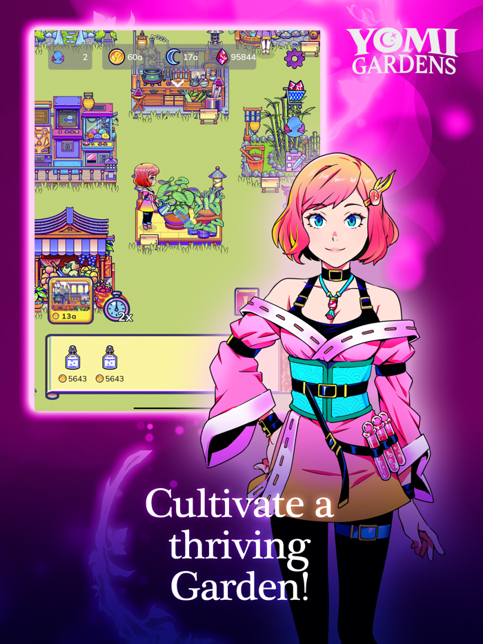 Yomi Gardens - Anime Idle Sim