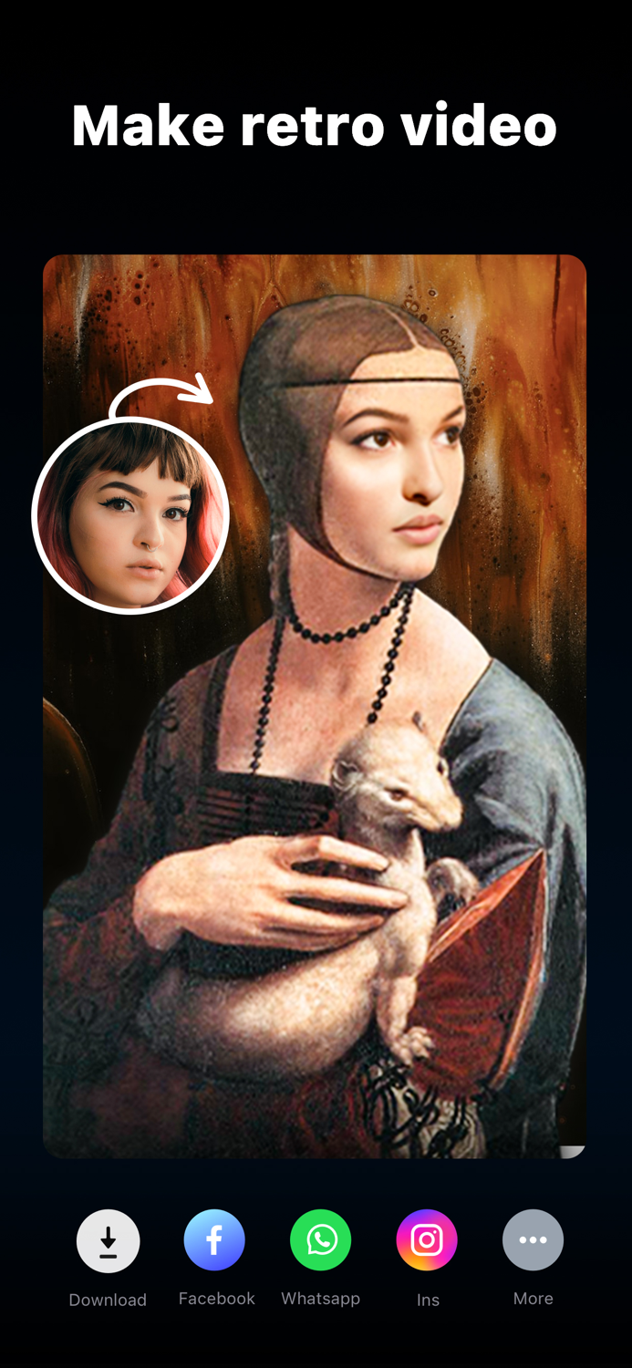 FaceHubAI face swap video