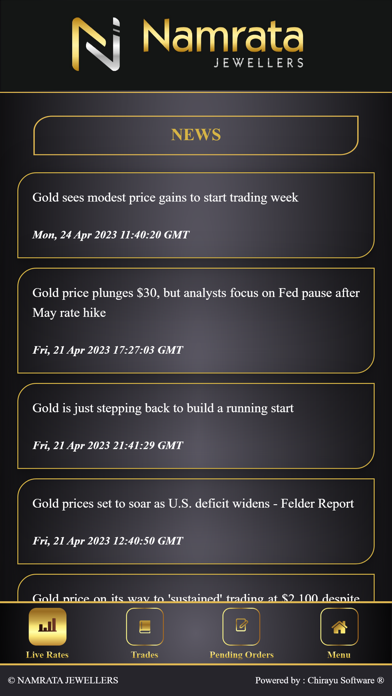 Namrata Jewellers Screenshot